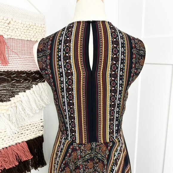 A.L.C. Hartmann Scarf Print Sleeveless Asymmetric Silk Dress Black Size 2 - Picture 7 of 12